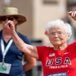103 year old woman nickname hurricane get gold medal in race
