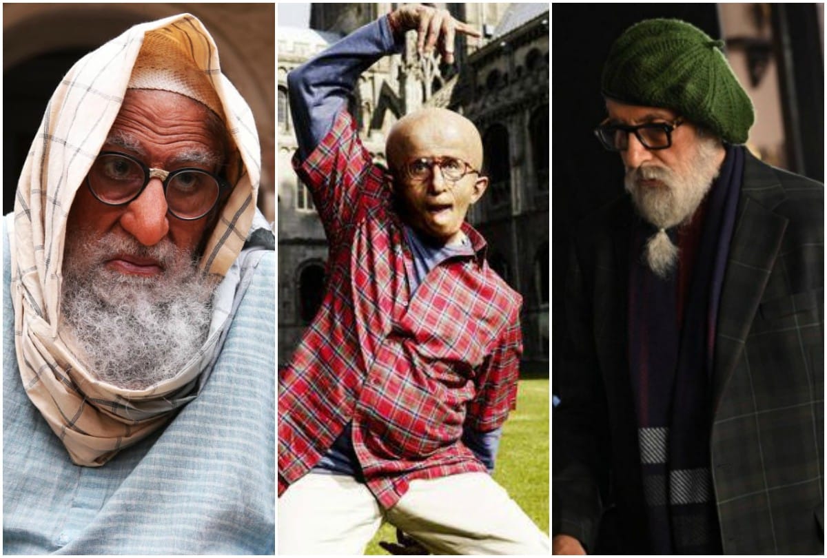 Not Only Gulabo Sitabo Amitabh Bachchan huge transformation of looks in 5 Bollywood films