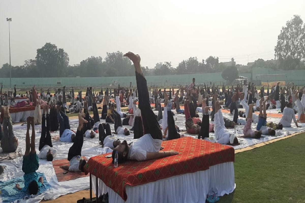 International Yoga Day 2019: Yoga practiced in all cities peoples of western UP