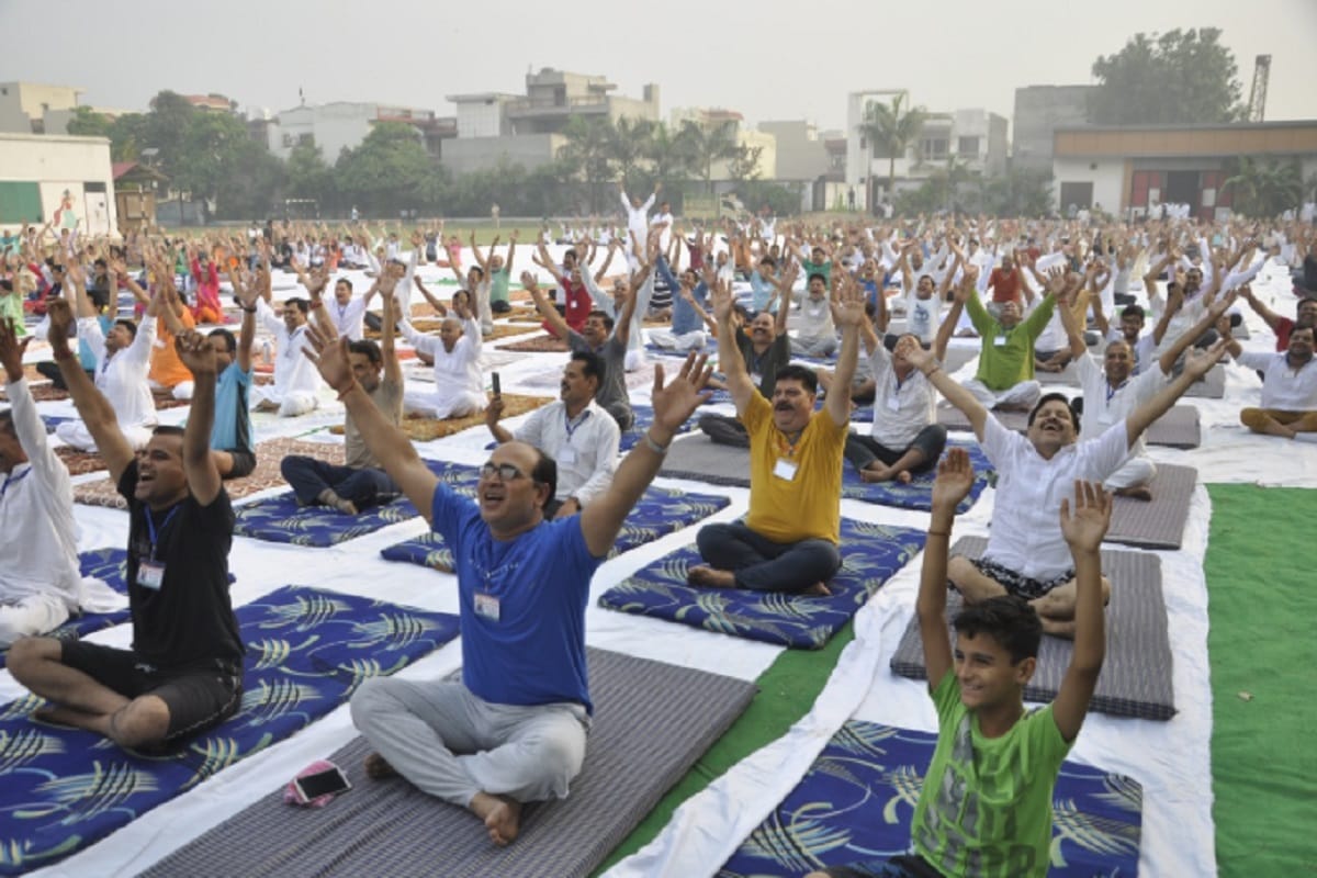 Massive People in Chhattisgarh done Yoga, Golden Book of Word Record registered
