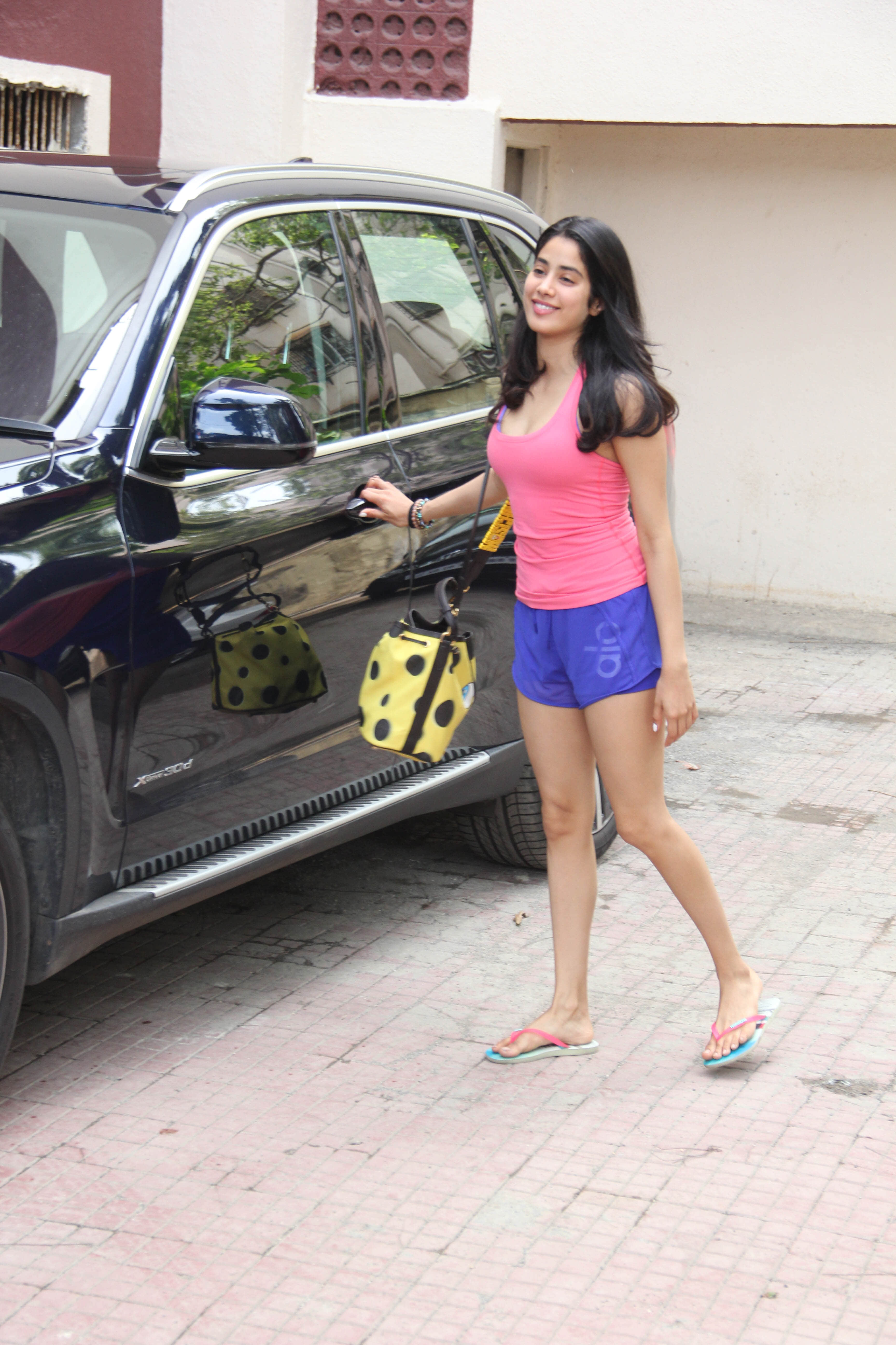 Janhvi Kapoor spotted at out side of gym