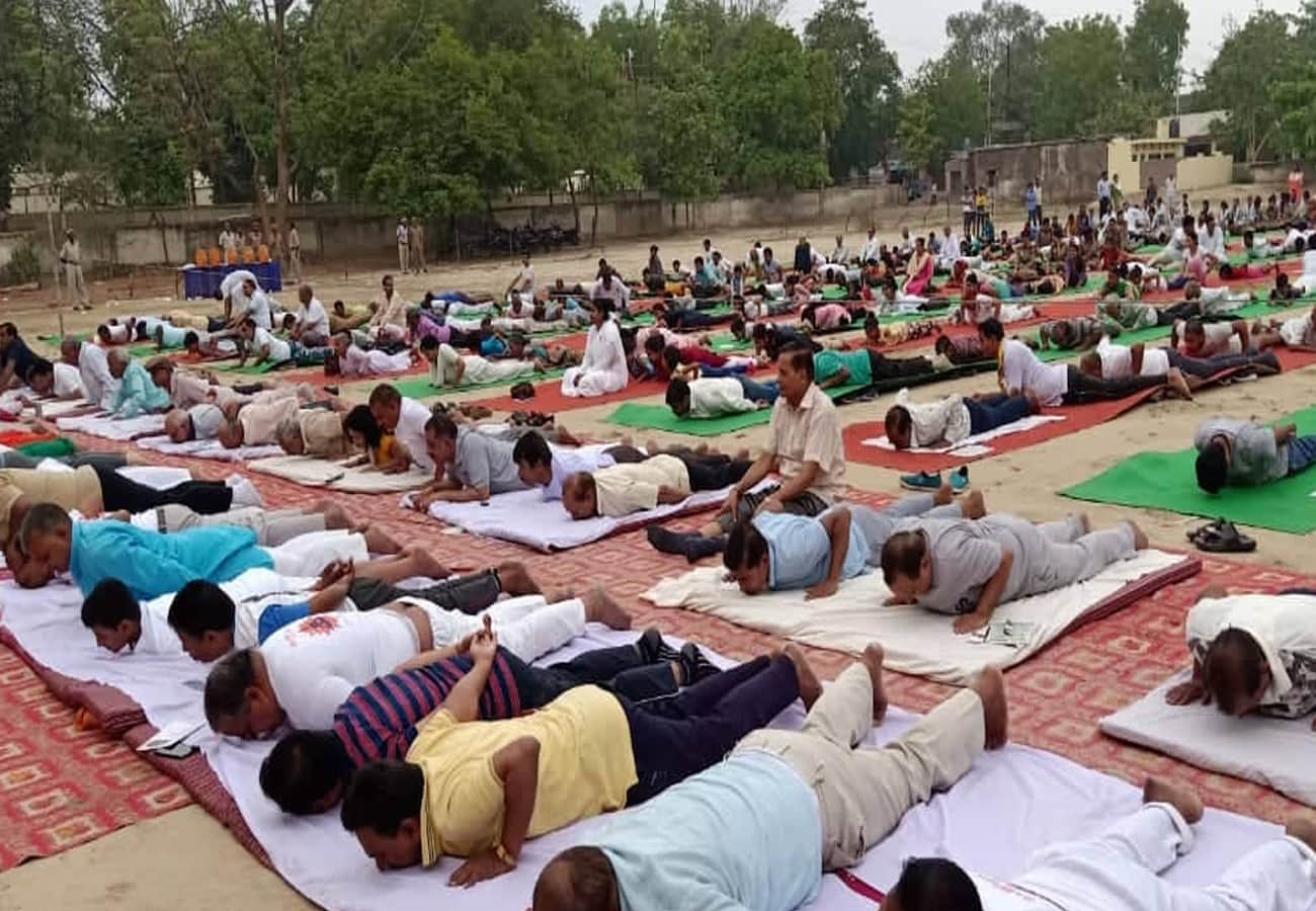 international yoga day celebration by amar ujala in kanpur