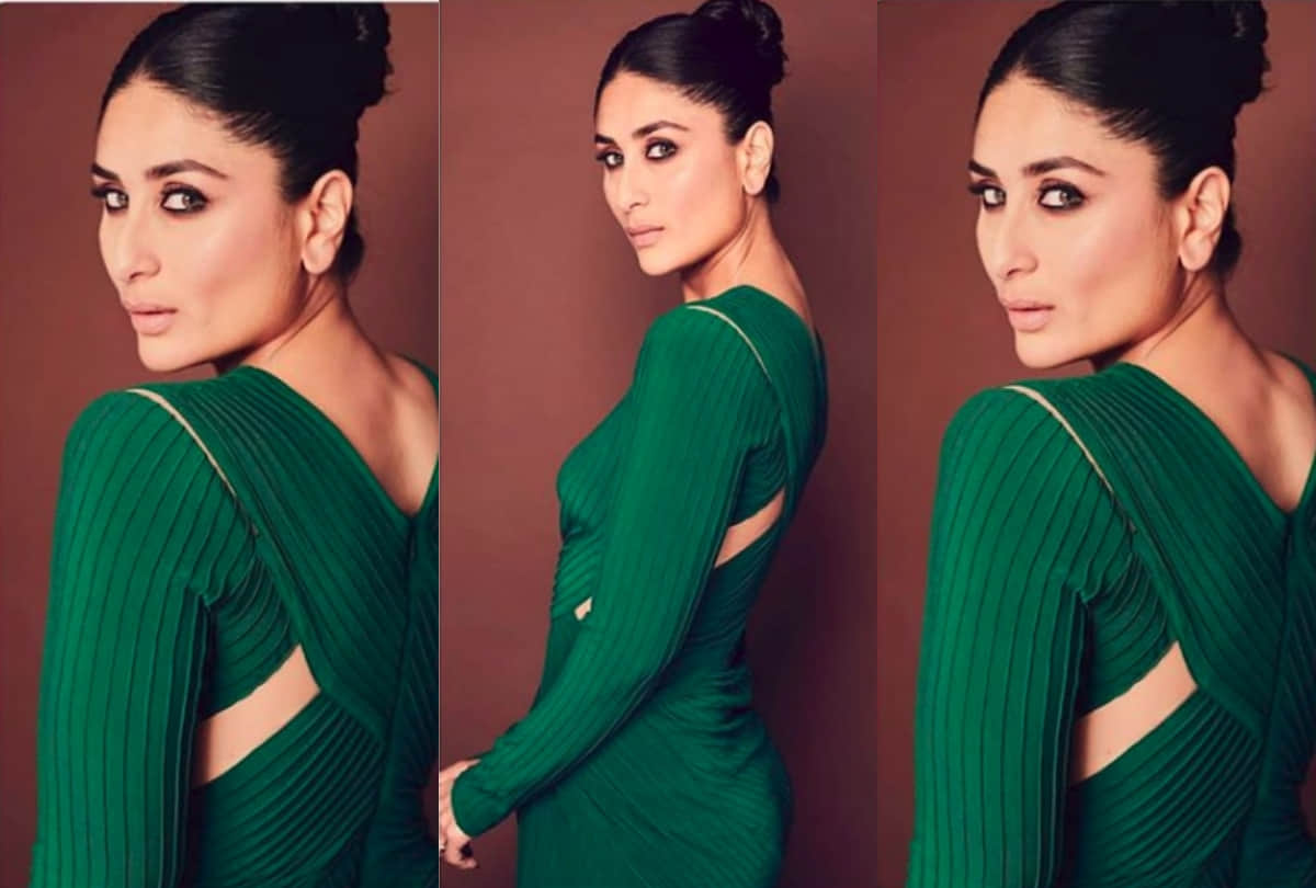 kareena kapoor khan looks elegant in emerald green gown on dance show