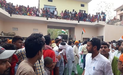 Assam aircraft accident martyred suraj body reach in ballia