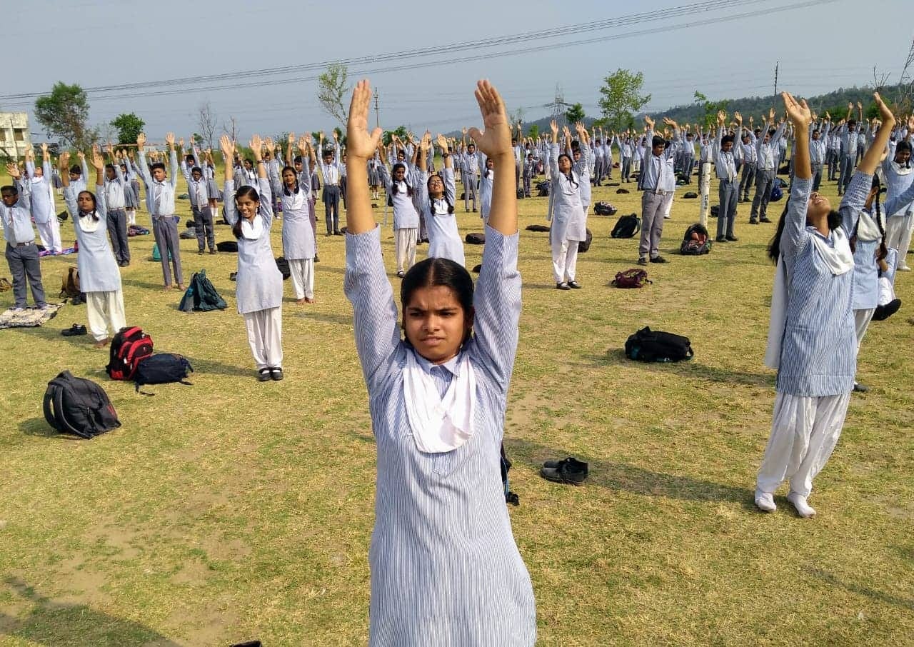 International yoga day 2019 yoga camp photos from uttarakhand