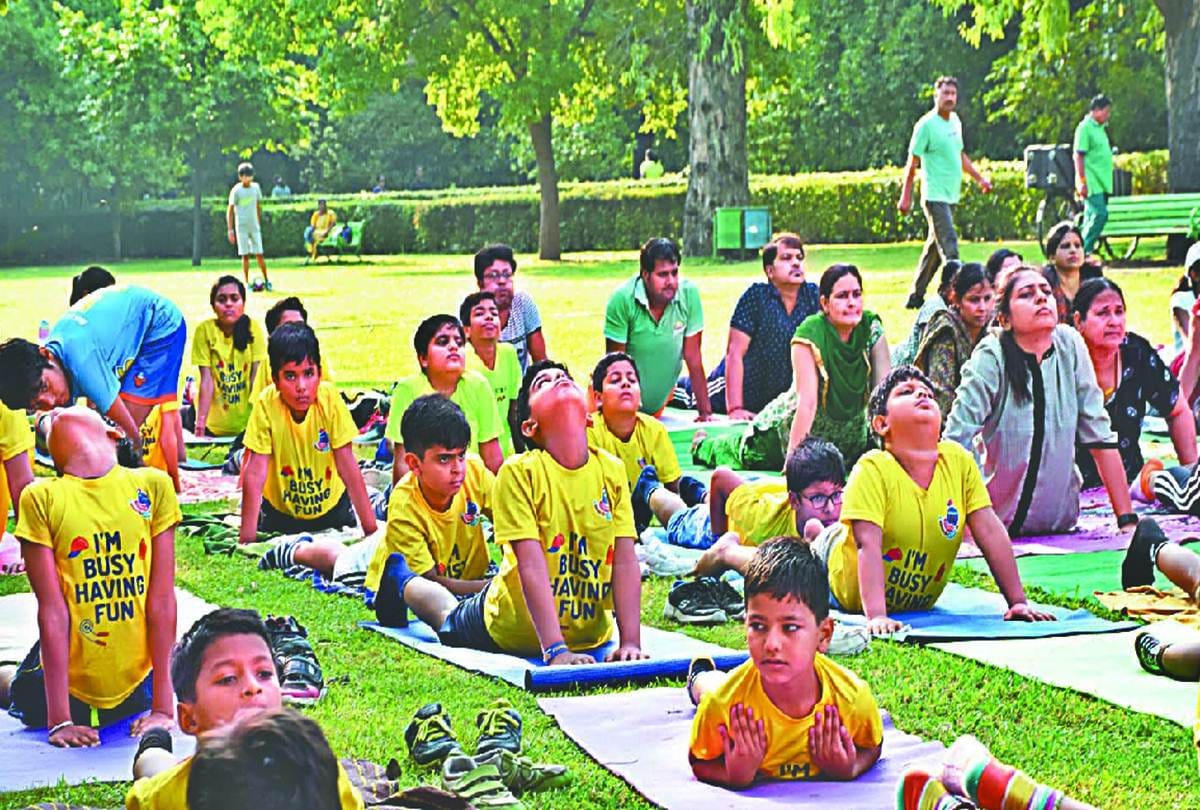 International Yoga Day 2019: About ten million people join in Delhi