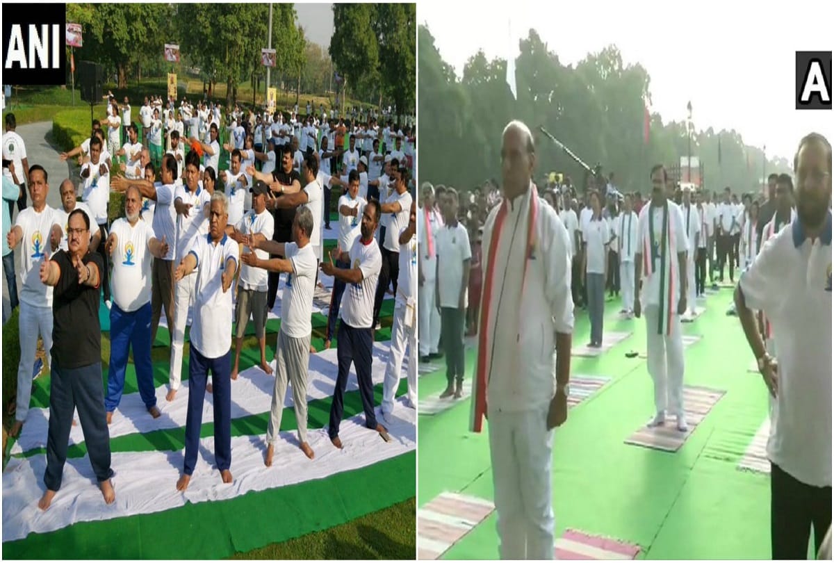 International Yoga Day 2019: 13 Crore people Yoga together in the country