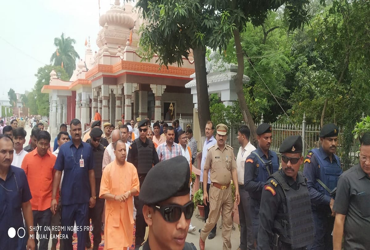 CM Yogi Adityanath reached Gorakhpur For Two days Visit
