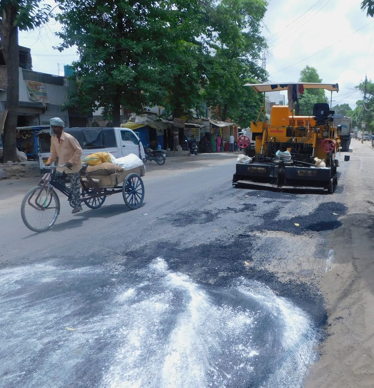 road repaired