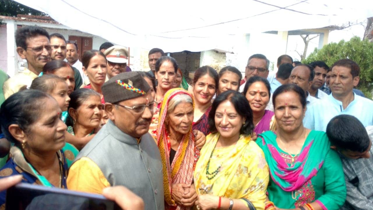 National security advisor Ajit Doval offering prayer in kuldevi temple at pauri