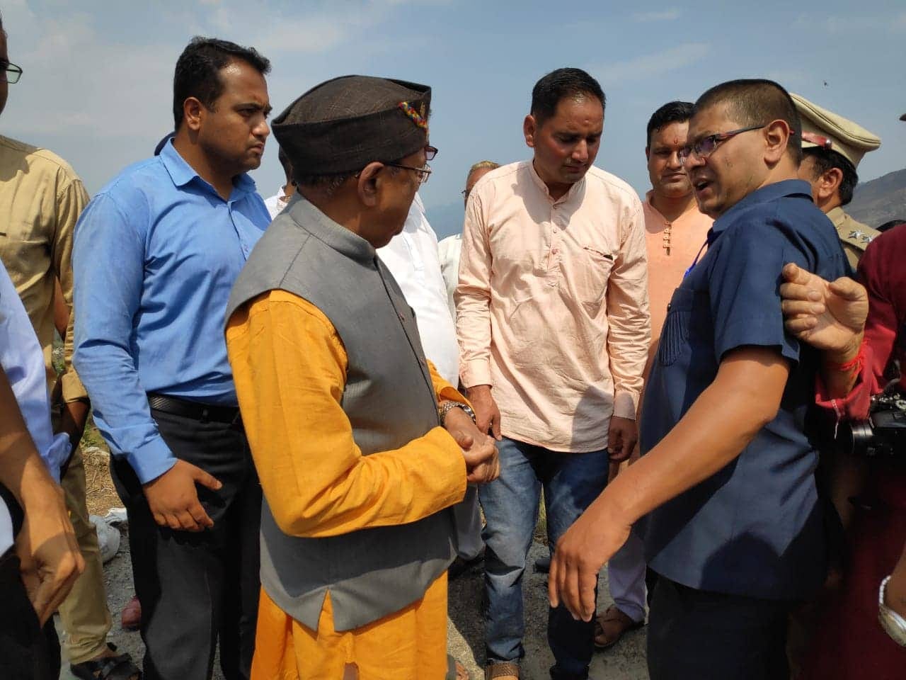 National security advisor Ajit Doval offering prayer in kuldevi temple at pauri