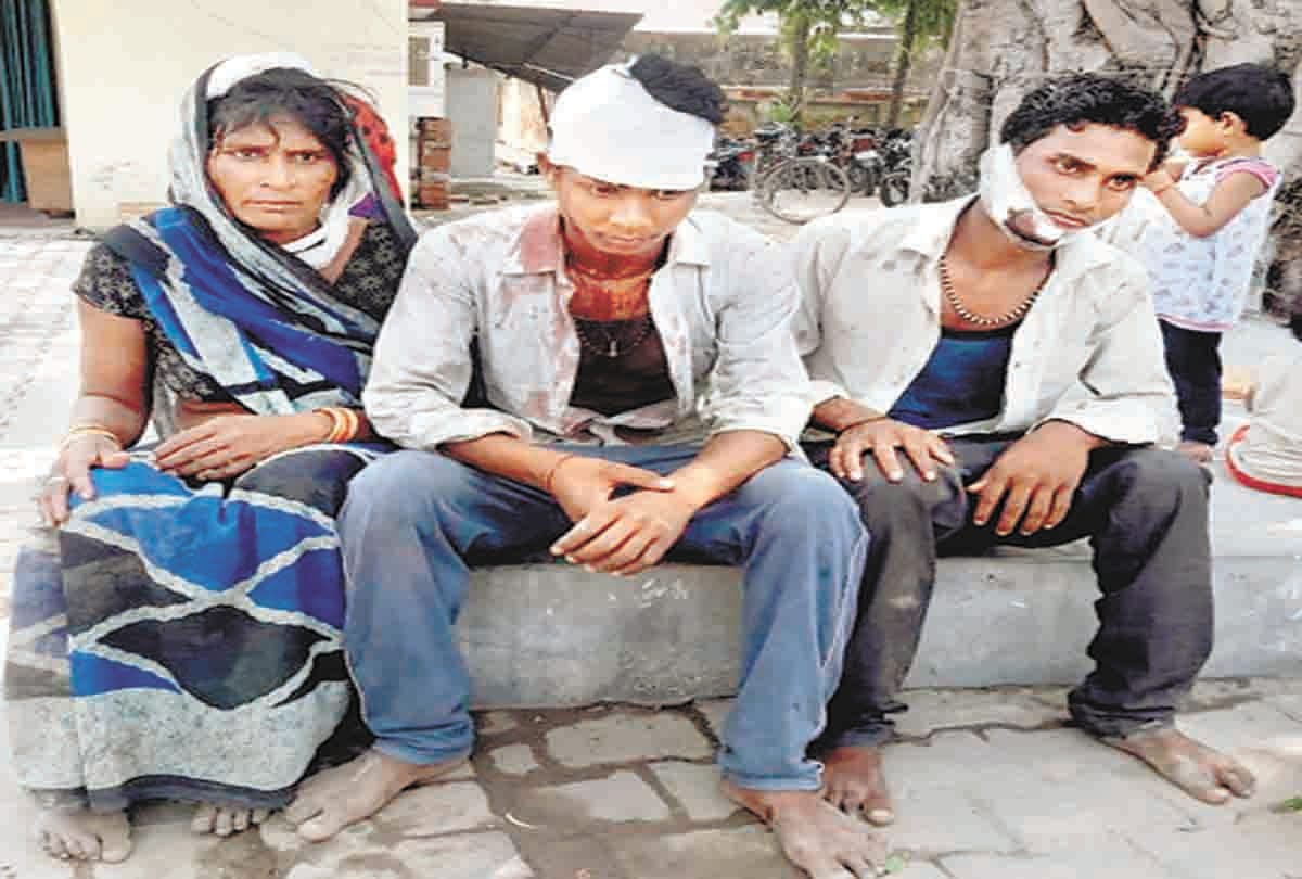 Four people beaten on land dispute
