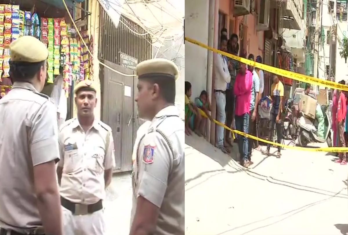 mehrauli murder case Accused neck cut from machine after Wife and children killed by strangulate