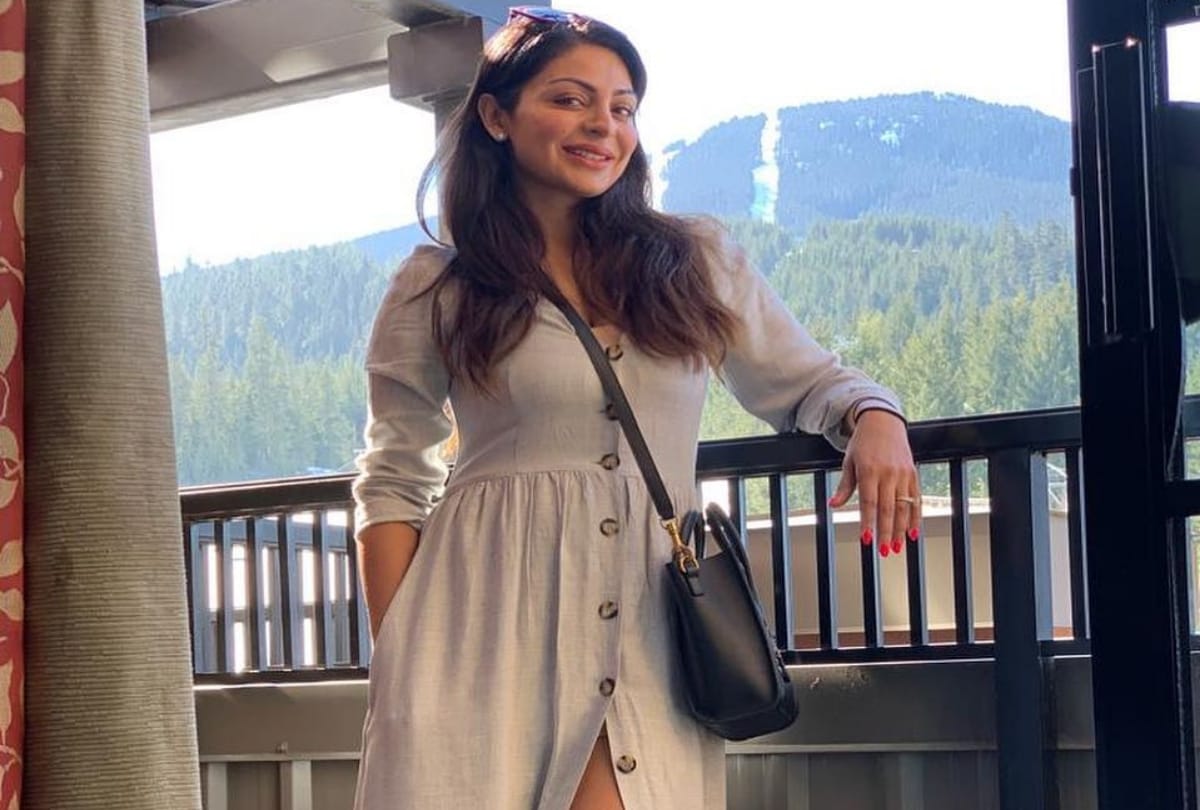 Neeru Bajwa being blessed with twin girls Aalia and Aakria