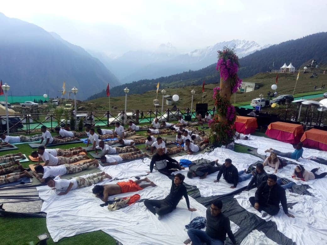 uttarakhand royal wedding before 200 crore marriage baba ramdev do yoga with guest