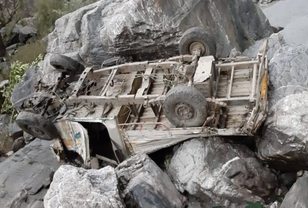 Two Cars Fall into ditch in tehri two passengers killed