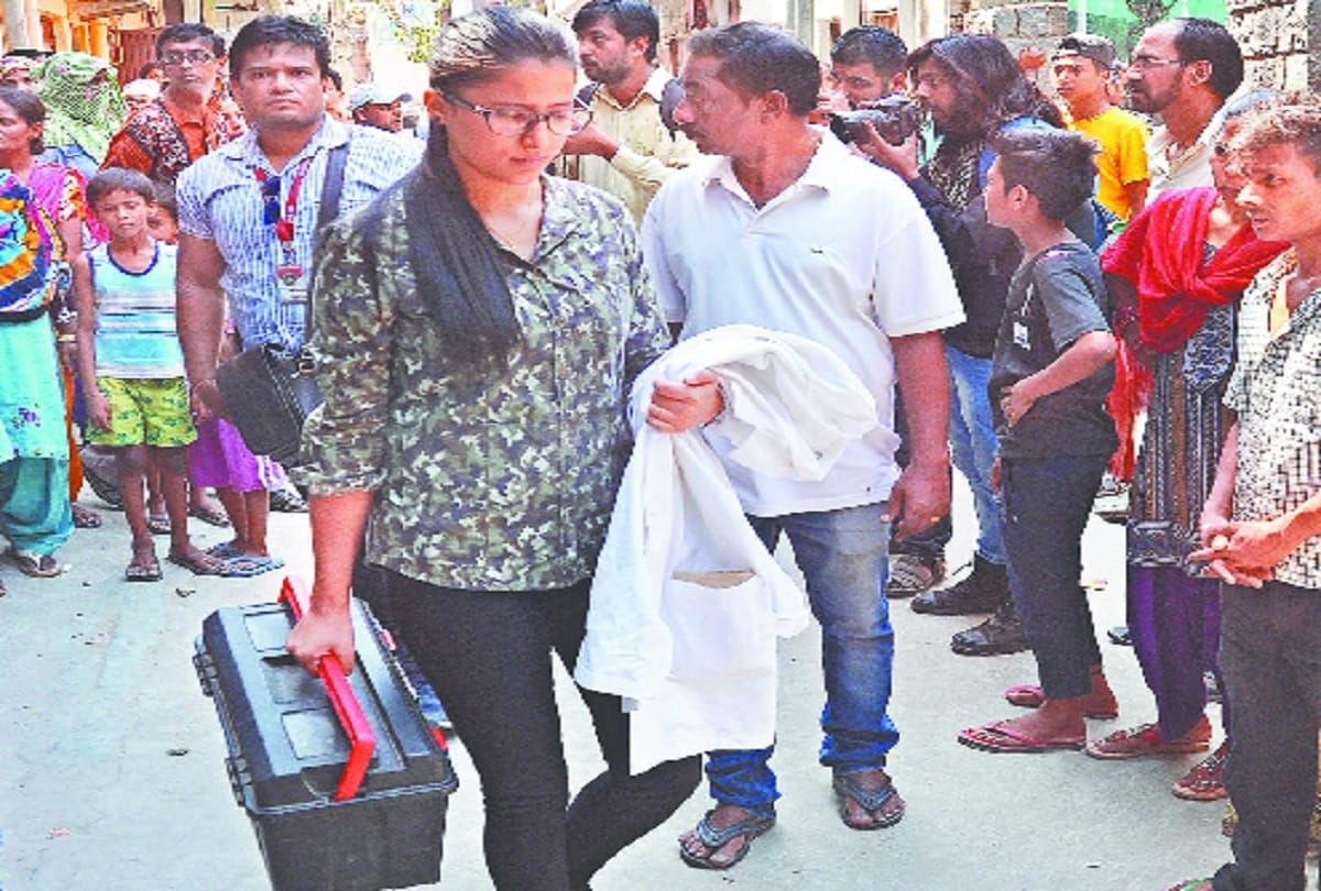 mehrauli murder case, husband brutally cut down neck of wife and three children