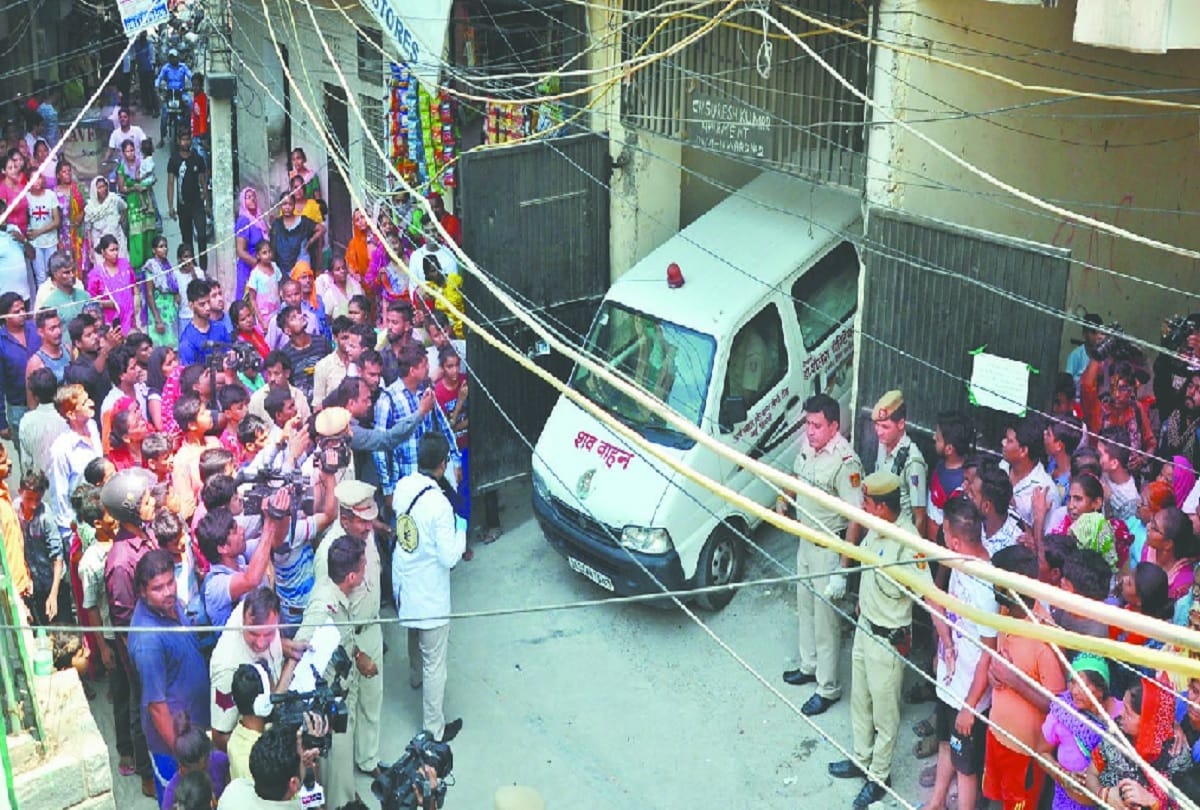 mehrauli murder case, husband brutally cut down neck of wife and three children