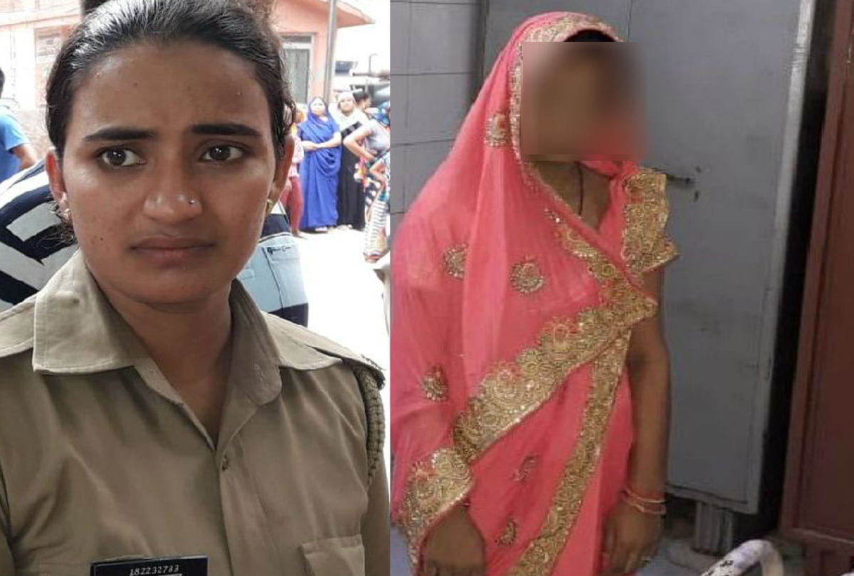 up women police constable save 20 year old girl people salute on social media