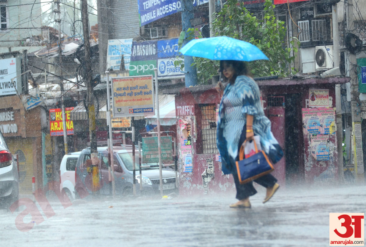 rainfall in jammu kashmir, temperature comes down