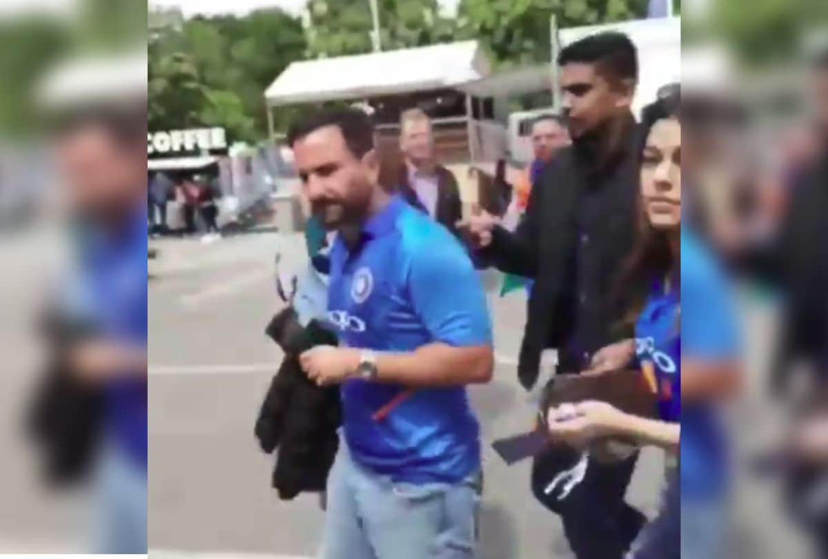 pakistani fan negative comments on saif ali khan during ind vs pak match