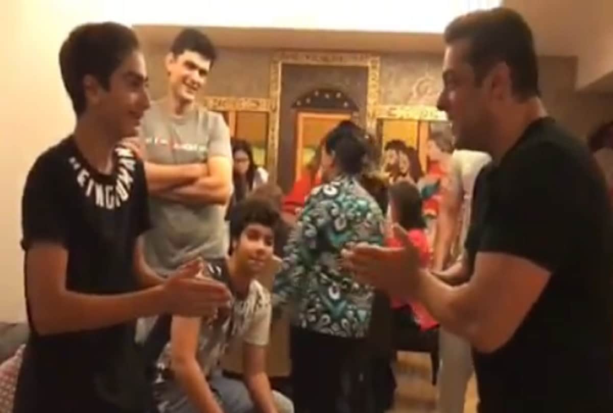 After Bharat film success Salman Khan fun with nephews shared video on Instagram