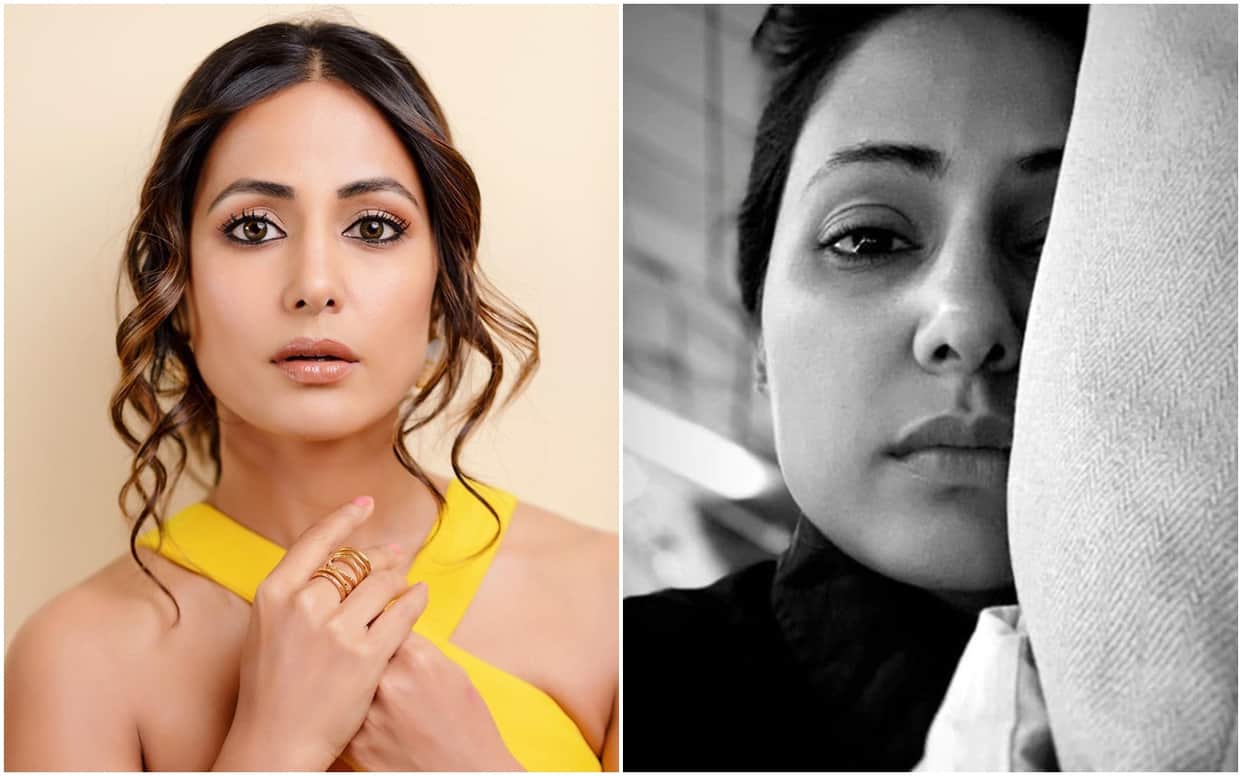 Hina Khan shares a pic and says she is unwell