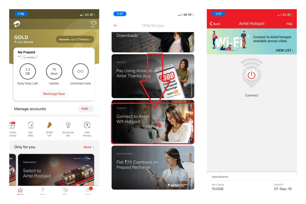 Airtel WiFi Zone