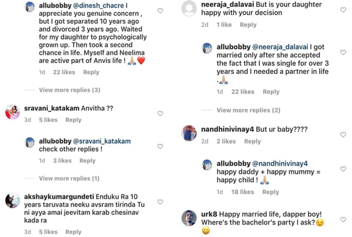 Allu Arjun's brother Allu Bobby Replied Trollers on his Second Marriage