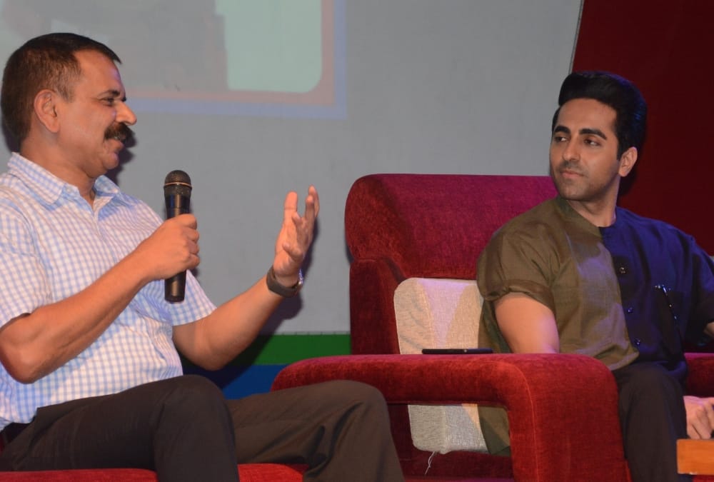 Ayushmann Khurrana answers to lucknow fans in amar ujala police paathshala program