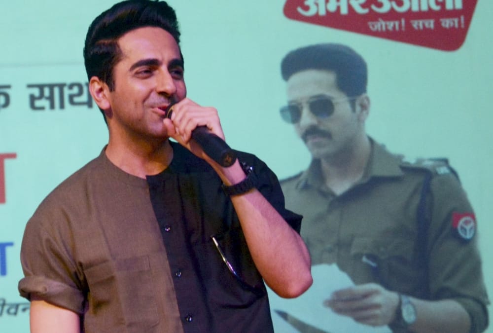 Ayushmann Khurrana answers to lucknow fans in amar ujala police paathshala program