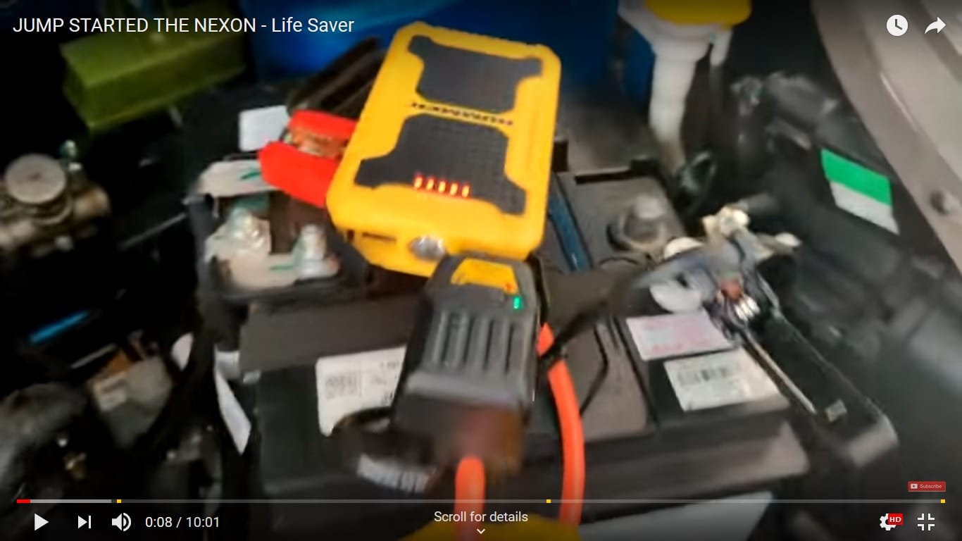 mobile power bank start car battery jump starter in a few seconds, available online