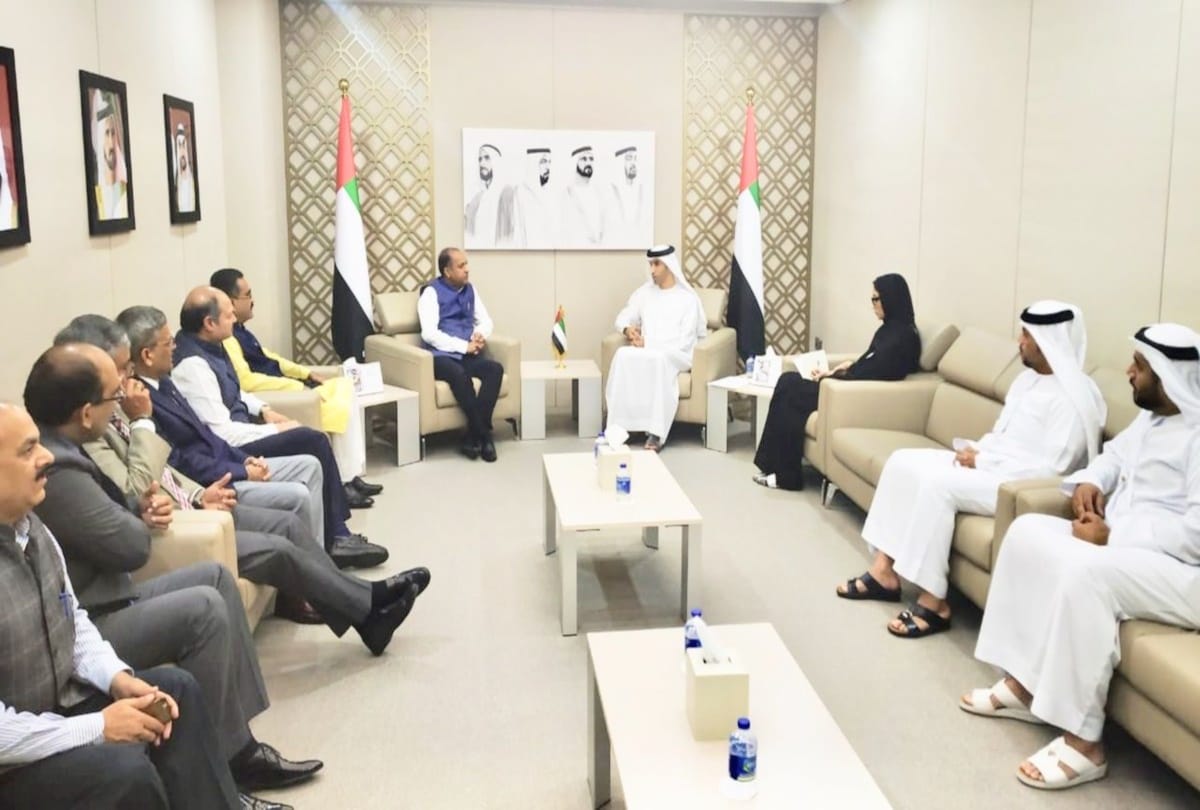 cm jairam called on Environment Minister of dubai Dr. Thani Al Geody