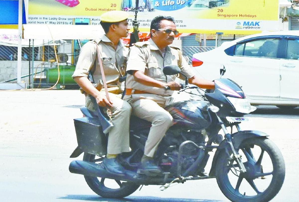 amar ujala helmet campaign in mathura