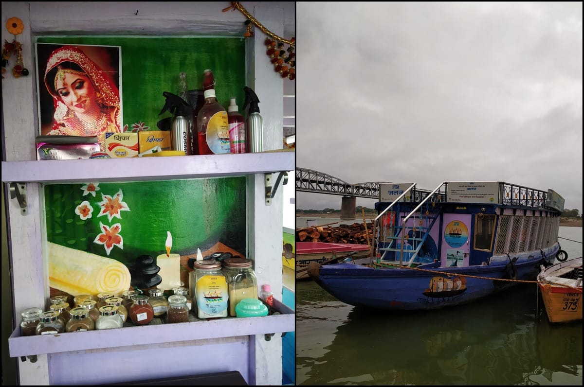 jalaj motorboat aware about aquatic organisms in ganga varanasi