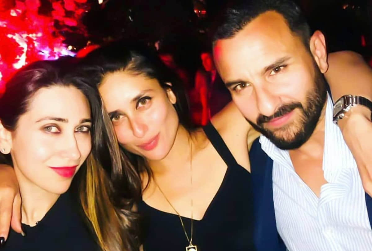 Saif Ali Khan Kareena Kapoor Karisma Kapoor enjoying at London in party night