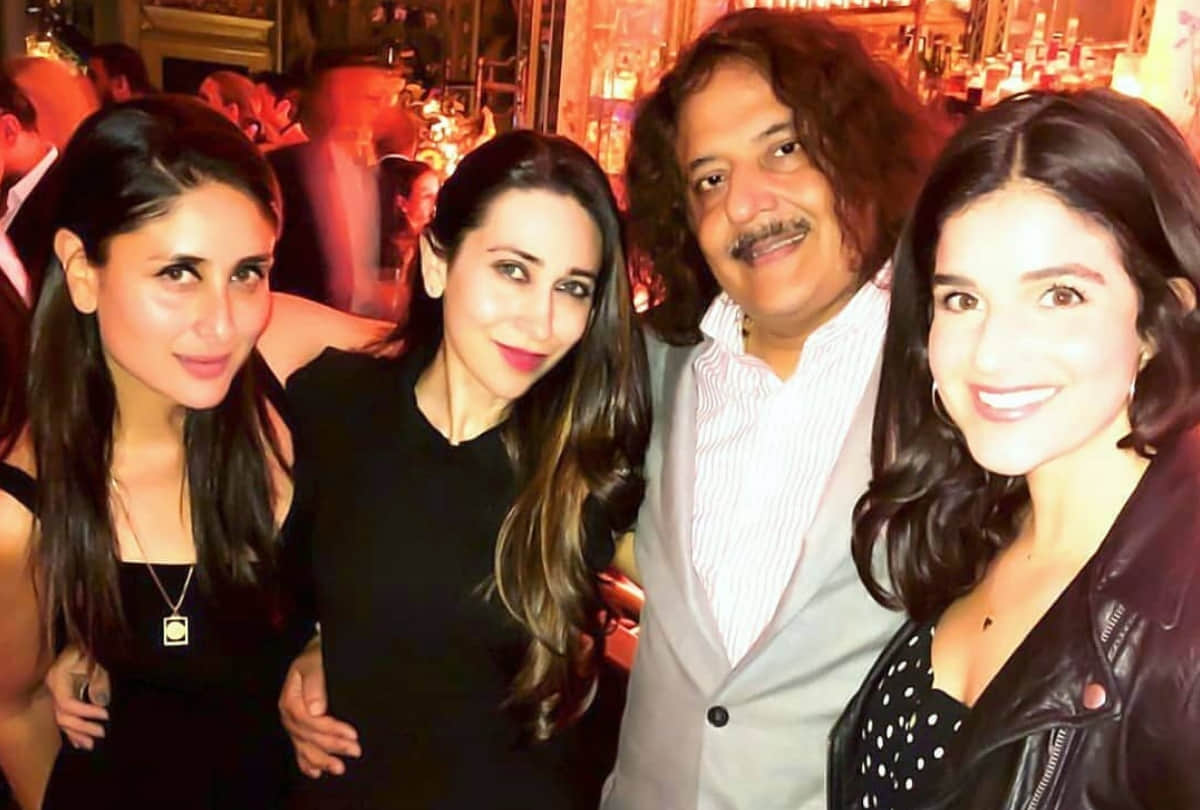 Saif Ali Khan Kareena Kapoor Karisma Kapoor enjoying at London in party night