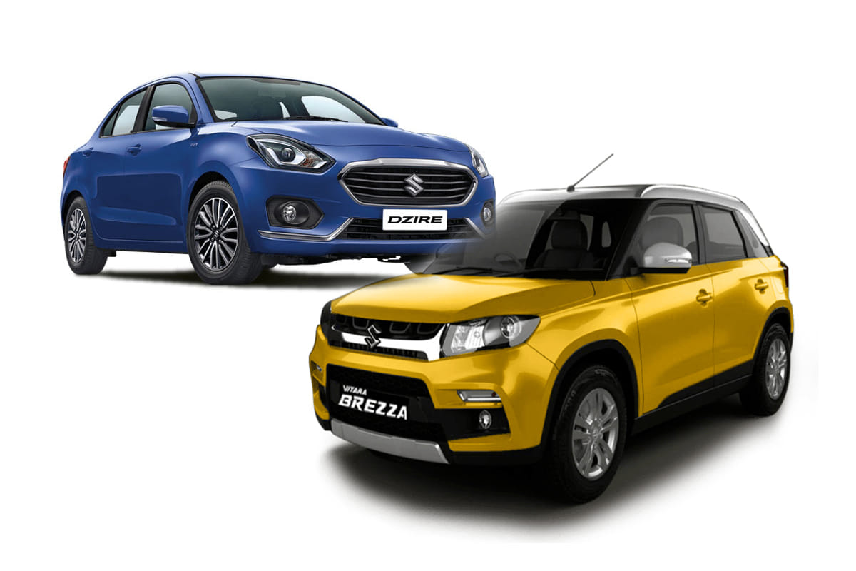 Save Rs 40500 on Maruti Suzuki dzire and Rs 38000 on Vitara Brezza