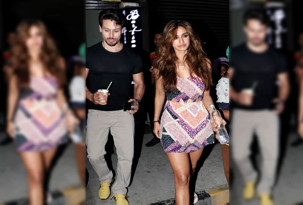 Disha Patani looks glamrous in short dress on dinner date with Tiger Shroff