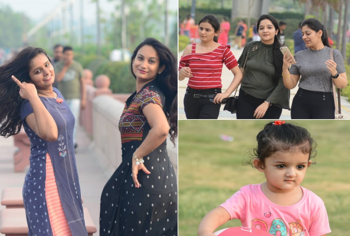 people enjoyed weather in parks and zoo