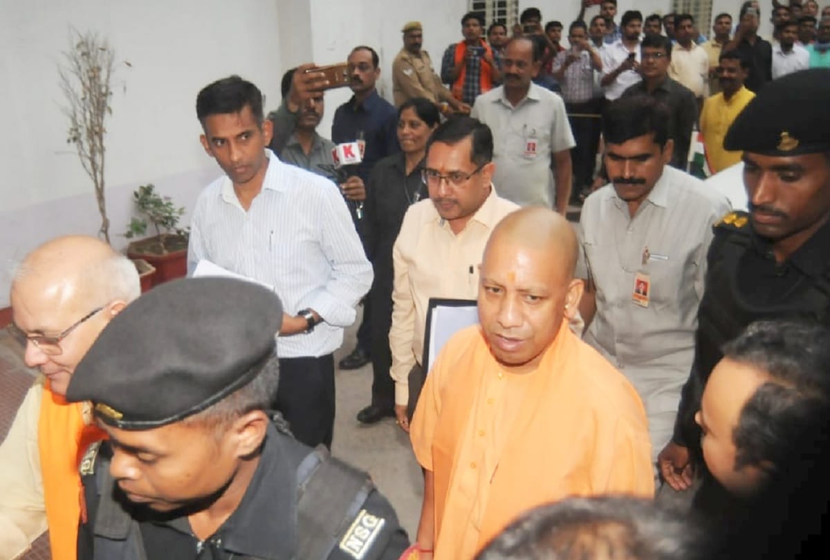 Chief Minister Yogi Adityanath and both Deputy Chief Ministers Meeting about by-election