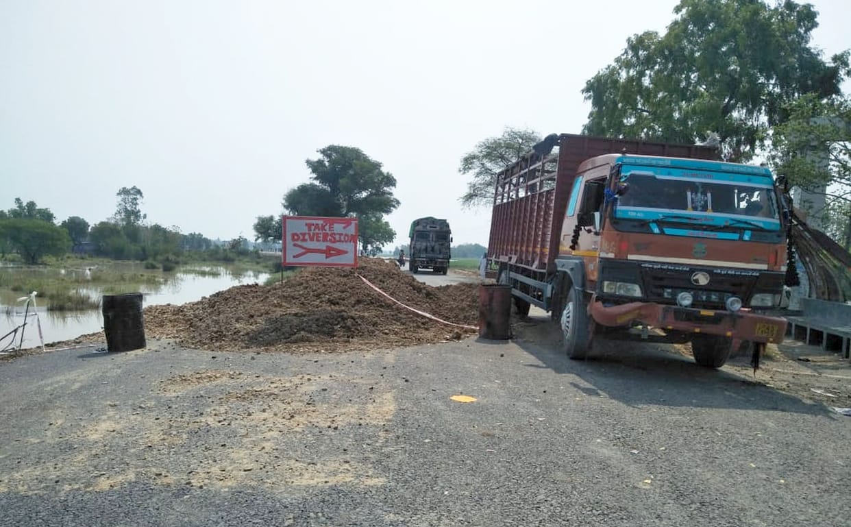 Traffic halt on NH from 60 hours