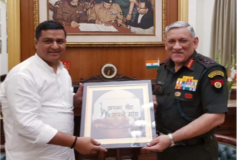 Army chief Bipin Rawat may include name in his village voter list 