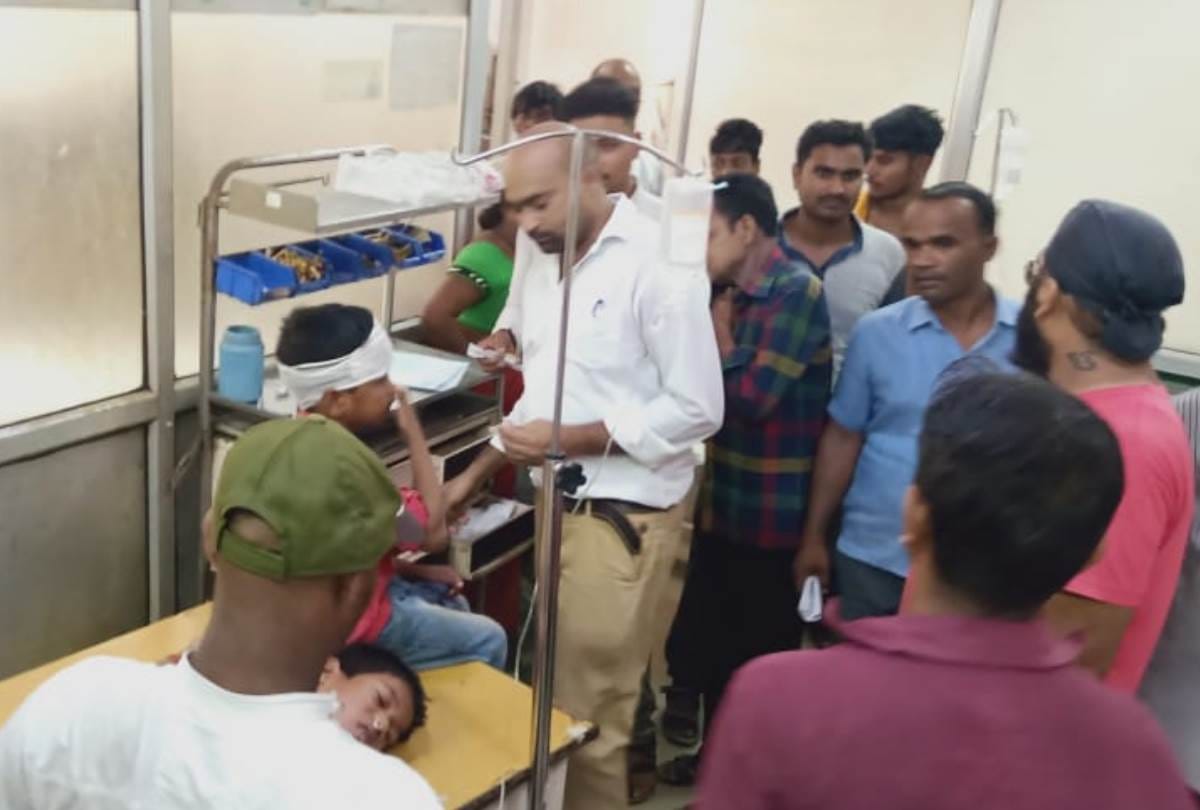 thunder lightning drop on kids in sultanpur