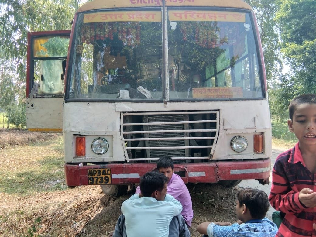 stearing fail of bus