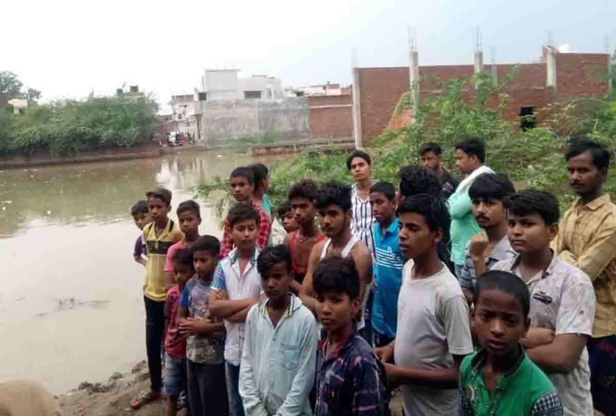 three kids drown in water in unnao
