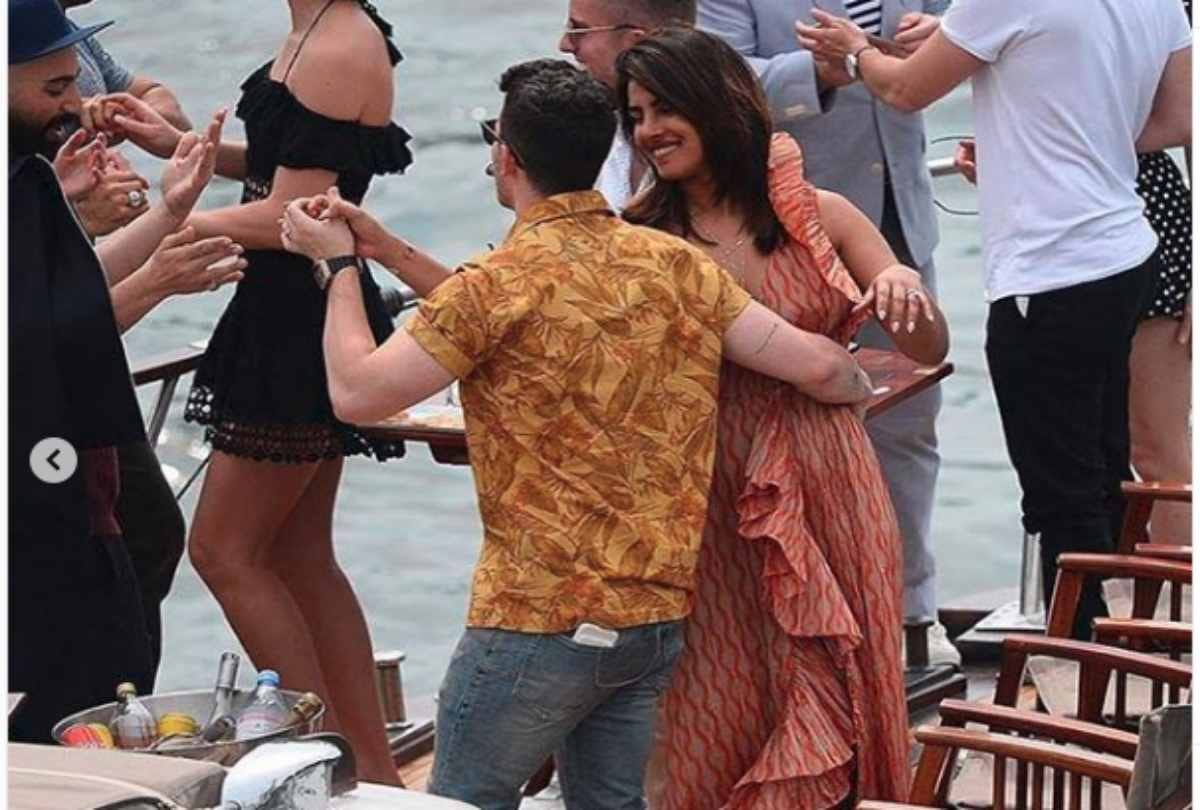 Nick Jonas saves wife Priyanka Chopra from tripping over the yacht at paris