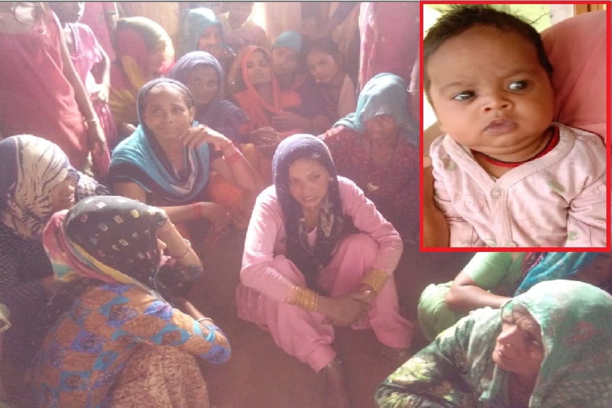 A baby killed by dogs in saharanpur at Uttar Pradesh