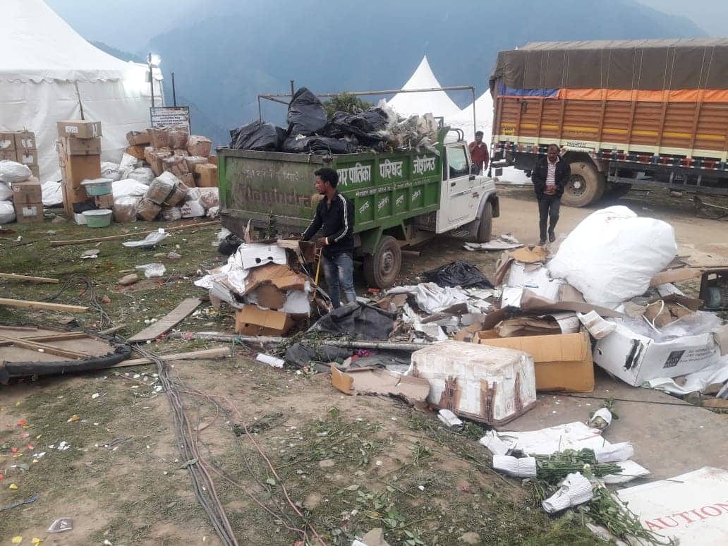 auli Shahi Shadi: After 200 crore marriage huge garbage left in auli