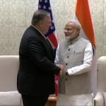 पीएम मोदी और अमेरिकी विदेशमंत्री पोम्पियो